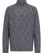 BOSS Cestupendo Mand Medium Grey Turtlenecks Str S - hos Magasin