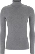 Soft Rebels Srroman Roll Neck Kvinde Medium Grey Melange Rullekraver S...