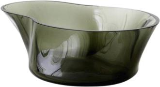 Audo Copenhagen Aer Bowl, Smoke Grøn Str H: 9 cm, W: 28 cm, D: 22 cm -...