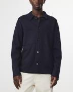 NN07 Jonas 6398 Mand Blå Overshirts Str L - Merino hos Magasin