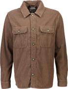 Lindbergh Corduroy Overshirt Mand Brun Overshirts Str L - hos Magasin