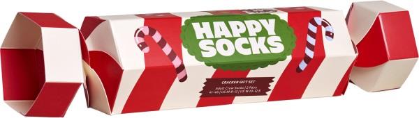 Happy Socks 2pack Holiday iped Cracker Gift Set 41-46 - Ankelømper hos...