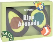 Eat My Socks Strømper Ripe Avocado Ankelstrømper Str 4 x 10 x 16 cm - ...