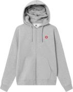 Wood Wood Wwzan zip Patch Hoodie Gots Mand Grey Melange Hoodies Str XX...