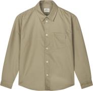 Mads Nørgaard - Copenhagen Cotton Oxford Svano Shirt Str 4 år - Brun S...