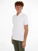 Tommy Hilfiger DC Interlock ZIP Slim Polo Mand Ecru Kortærmede Poloer ...