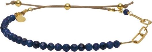 BeChristensen Amelia Bracelet Lapis Lazuli Gold One Size - Perlearmbån...