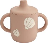 Liewood Neil Sippy Cup Shell / Pale Tuscany ONE SIZE - Kopper hos Maga...