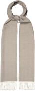 ETON Beige Herringbone Merino Wool Scarf One Size - Slips hos Magasin