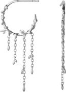 ByBiehl Jungle Ivy Hoops Silver - Creoler hos Magasin