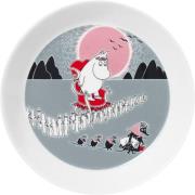 Moomin Arabia Mumi Flytter 19 cm. Tallerken Multi Str 19 cm. - Frokost...