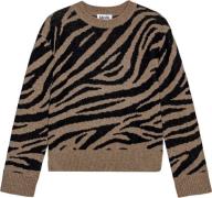 Molo Gerda Str 134-140 cm - Zebra Knit Cardigans hos Magasin