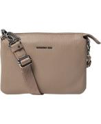 Mandarina Duck Mellow Leather Pochette / Warm Taupe 23x15x9 - Skuldert...