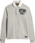 Superdry Vintage Athletic Rugby Mand Vintage Sweat Light Grey Marl Lan...