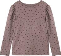 Name It Nmfnoella LS Slim TOP Str 104 - Twilight Mauve Toppe Bomuld ho...