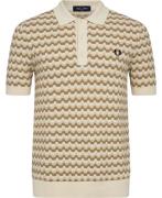 Fred Perry K7636 Mand Ecru Kortærmede Poloer Str L - hos Magasin