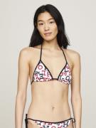 Tommy Hilfiger Triangle RP Print Bikinitoppe Str L - hos Magasin