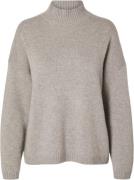 Selected Femme Slfcille LS Cashmere Blend Knit High Neck Noos Kvinde I...