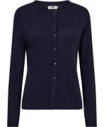 Magasin Myrna 3 RWS Cardigan Lambswool Kvinde Navy Cardigans Str L Uld