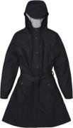 Rains Curve Jacket Kvinde Black Regnjakker Str L - hos Magasin