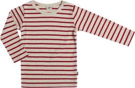 Mads Nørgaard - Copenhagen Soft Striped Rib Tobinino Str 2 år - Red / ...