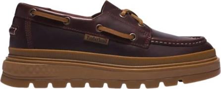 TIMBERLAND ray City Boat lug Kvinde Rootbeer Loafers Str 39 - Læder ho...