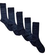 Tommy Hilfiger TH MEN Sock 5P Giftbo 039 - Ankelømper hos Magasin