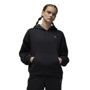 Nike Jordan Brooklyn Fleece Kvinde Black/white Hættetrøjer Str L - Bom...