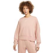 Nike Sportswear Essential Fleece Crew Sweatshirt Kvinde Pink Sweatshir...