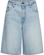 Levi's Baggy DAD Jort Pick Sides Shor Kvinde Blå Denim Shorts Str 29 -...