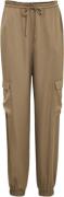 Minus Selva Mid Waisted Cargo Pant Kvinde Ermine Brown Cargo Bukser St...