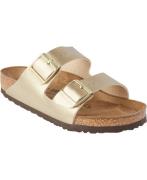 Birkenstock Arizona BF Gold Kvinde Gold Flade Sandaler Str 40 - hos Ma...