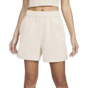 Nike Sportswear Jersey Shorts Kvinde Sanddrift/white Casual Shorts Str...