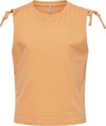 ONLY Kogolivie S/L String TOP JRS Str 134/140 - Orange Chiffon Toppe h...