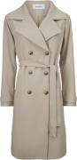 Modström Hiro Jacket Kvinde Powder Sand Trenchcoats Str M - hos Magasi...