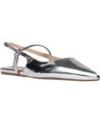 Steve Madden Krysten Sandal Kvinde Silver Ballerinaer Str 39 - hos Mag...