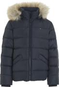 Tommy Hilfiger Essential Down FUR Hood Jacket Str 8 år / 128 cm - Dese...