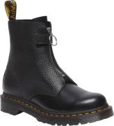 Dr. Martens 1460 Pascal Frnt Zip Black Wanama+Milled Nappa Kvinde Blac...