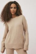 Magasin Classic 2 100% Cashmere Kvinde Light Sand Sweaters Str L Cashm...