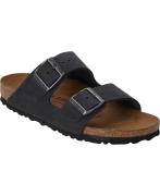 Birkenstock Arizona NU Oiled Black Kvinde Sort Flade Sandaler Str 45 -...