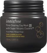 Innisfree Volcanic Pore Clearing Clay Mask 100 ml - Ansigtsmaske hos M...