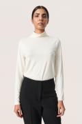 Soaked in Luxury Slhanadi Rollneck LS Kvinde Whisper White Rullekraver...