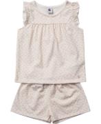 Petit Bateau Short Pyjama Str 6Y - Marshmallow/panty Nattøj hos Magasi...