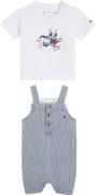 Tommy Hilfiger Baby Striped Dungaree SET Str 2 år / 92 cm - Denimstrip...