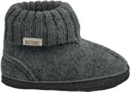 Huttelihut Slippers Wool Medium Grey Melange Hjemmesko Str 29 - Uld ho...