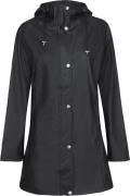 ILSE JACOBSEN Raincoat Kvinde Sort Regnjakker Str 40 - Polyester hos M...