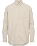 Magasin Corduroy 1 Shirt Organic Gots Mand Antique White Langærmede Sk...