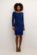 Kaffe Kelly Dress Kvinde Midnight Marine Korte Kjoler Str L - hos Maga...