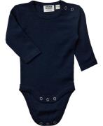 Magasin Woola 1 Body RWS Merino Wool Str 92 Merino Navy Langærmede Bod...