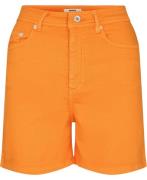 Magasin Luna 3O Kvinde Dark Cheddar Denim Shorts Str L Bomuld